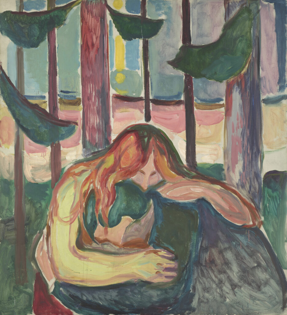 Munch Vampir im Wald