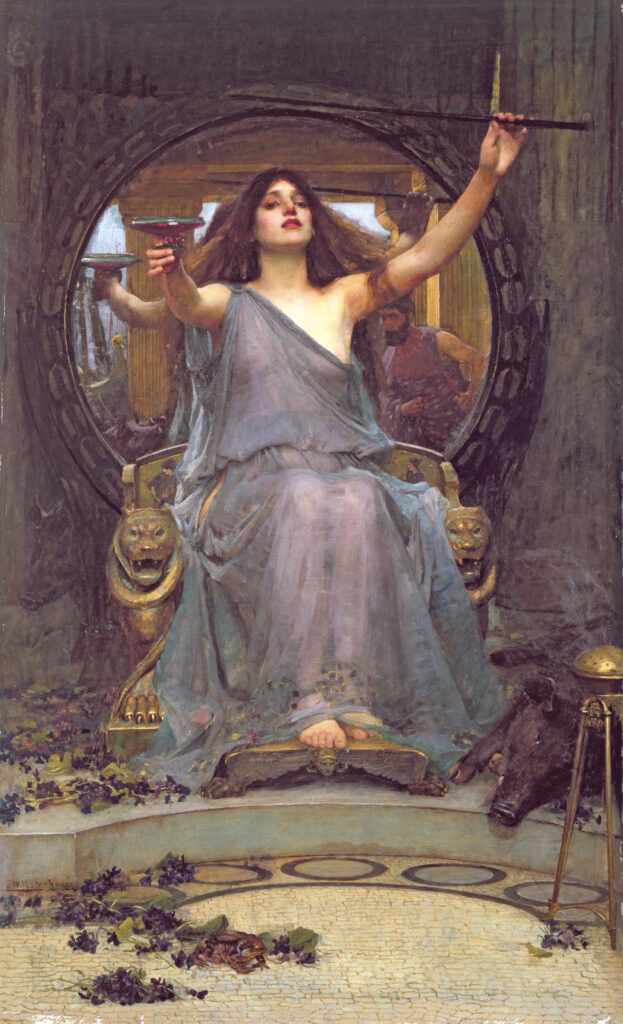 John William Waterhouse Circe offering the cup to Ulysses